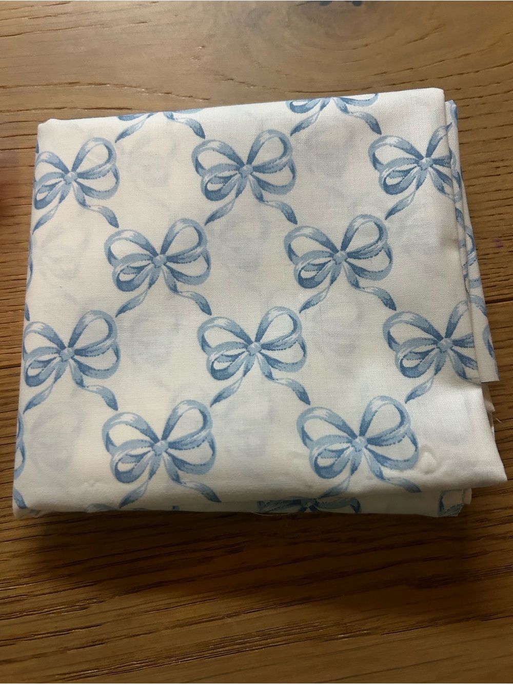 Blue Bow fabric
